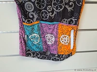 Cycology fietsshirt met print extra lucky chain ring - model jers161 - maat m - afbeelding 3 van  4