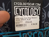 Cycology fietsshirt met print extra lucky chain ring - model jers161 - maat m - afbeelding 4 van  4