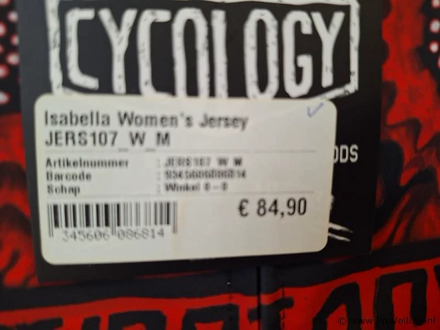 Cycology isabella women’s jersey fietsshirt - model jers107 - maat m - afbeelding 4 van  4