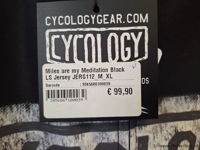 Cycology jers112 fietsshirt met lange mouwen - maat xl - afbeelding 4 van  4