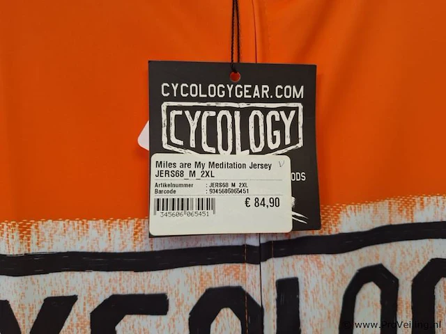 Cycology miles are my meditation jersey fietsshirt - maat 2xl - afbeelding 4 van  5