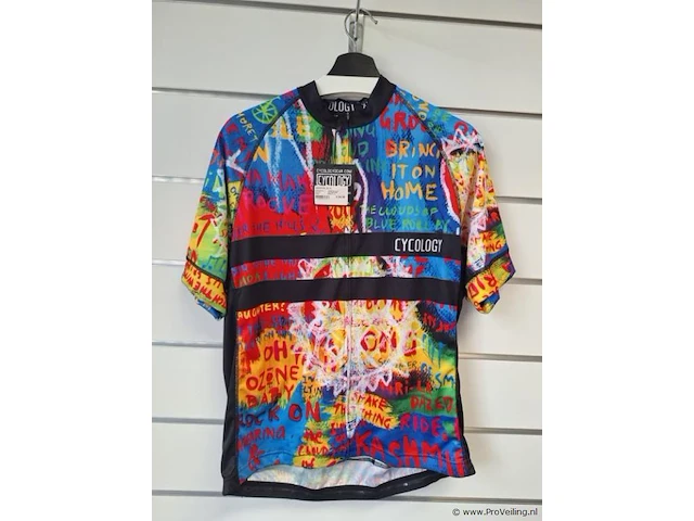 Cycolology fietsshirt met print - model jersrf202 - maat xl - afbeelding 1 van  4
