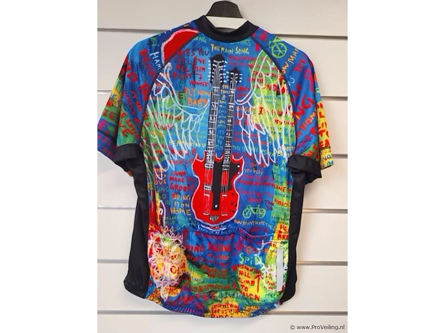 Cycolology fietsshirt met print - model jersrf202 - maat xl - afbeelding 2 van  4