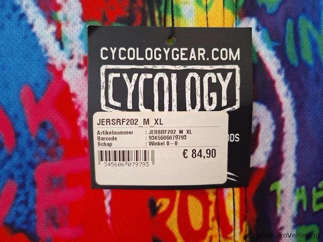 Cycolology fietsshirt met print - model jersrf202 - maat xl - afbeelding 4 van  4