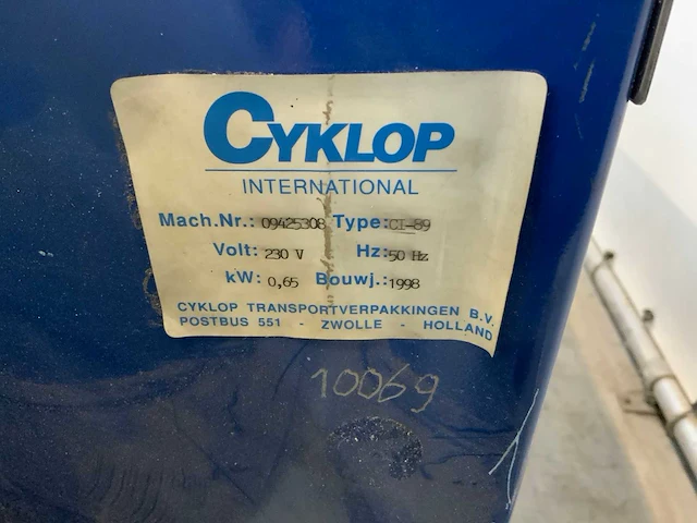 Cyklop ci89 omsnoeringsmachine - afbeelding 7 van  7