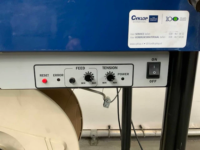 Cyklop m-pac iv omsnoeringsmachine - afbeelding 6 van  8