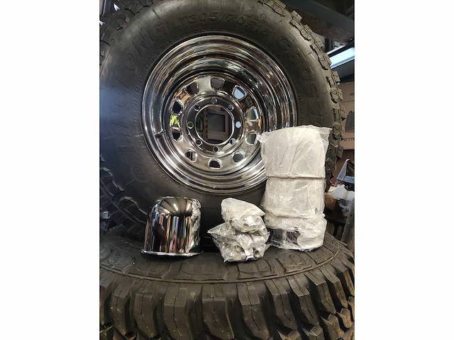 D-design - chroom 8-gaats - velg (4x) - afbeelding 2 van  6