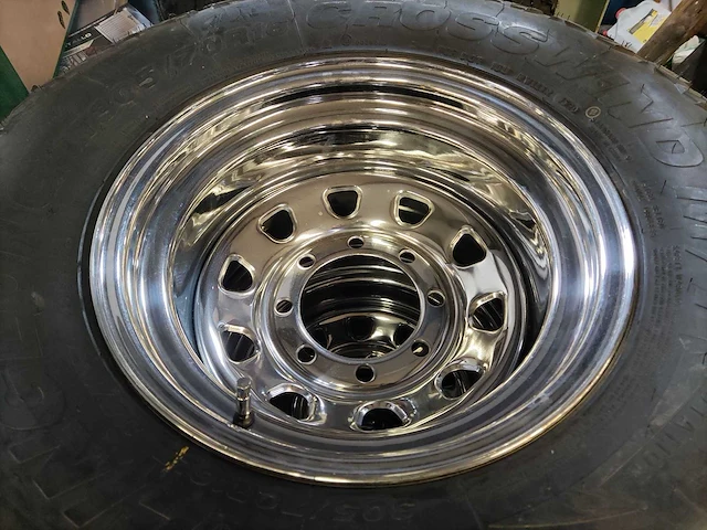 D-design - chroom 8-gaats - velg (4x) - afbeelding 4 van  6