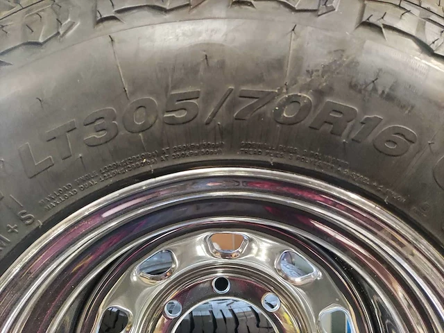 D-design - chroom 8-gaats - velg (4x) - afbeelding 5 van  6