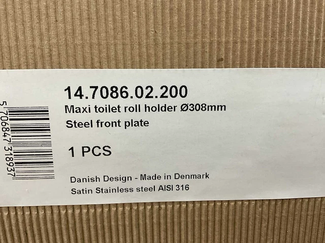 D line - rvs toilet rol houder (8x) - afbeelding 8 van  8