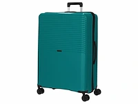 D & n travel line 4000 4-wielige trolley 76 cm petrolkleurig groen - afbeelding 2 van  4