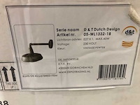 D & t dutch design - 05-wl1332-18 - wandlamp (3x) - afbeelding 2 van  5