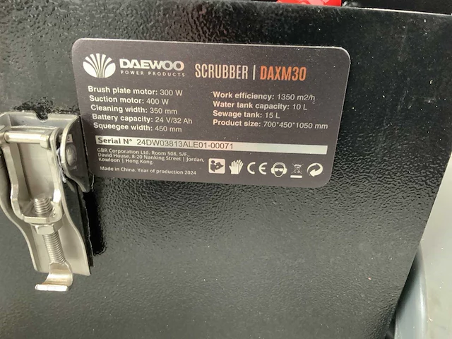 Daewoo - 2024 - daxm30 - vloerreiniger (4x) - afbeelding 4 van  16