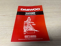 Daewoo - 2025 - damcd1600 - magnetische boormachine - afbeelding 2 van  11
