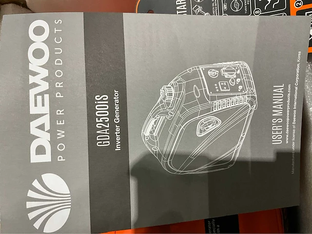 Daewoo - 2025 - gda 2500 is - noodstroomaggregaat - afbeelding 7 van  16