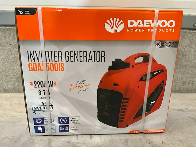 Daewoo - 2025 - gda 2500 is - noodstroomaggregaat - afbeelding 8 van  16