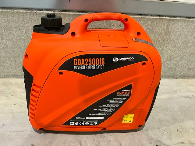 Daewoo - 2025 - gda 2500 is - noodstroomaggregaat - afbeelding 9 van  16