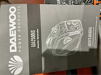 Daewoo - 2025 - gda 2500 is - noodstroomaggregaat - afbeelding 7 van  16