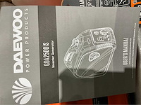 Daewoo - 2025 - gda 2500 is - noodstroomaggregaat - afbeelding 15 van  16