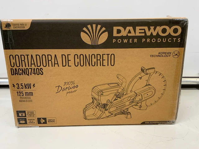 Daewoo - dacnq740s - betonzaag - 2024 - afbeelding 9 van  18