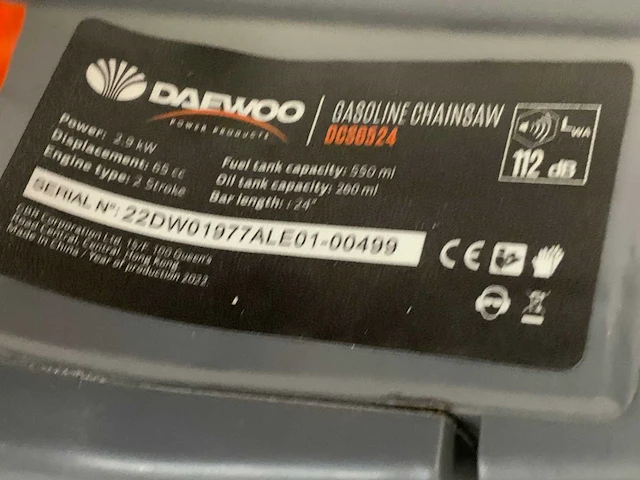 Daewoo - damtx520 - kettingzagen (20x) - afbeelding 11 van  14