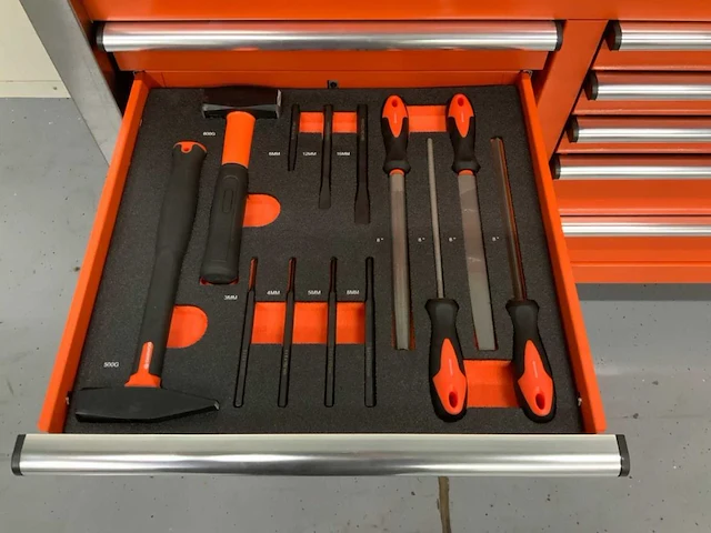 Daewoo - damw387 - gereedschapswagen + 4 in 1 accugereedschap - afbeelding 4 van  19