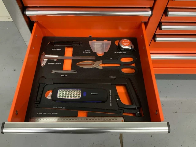 Daewoo - damw387 - gereedschapswagen + 4 in 1 accugereedschap - afbeelding 5 van  19