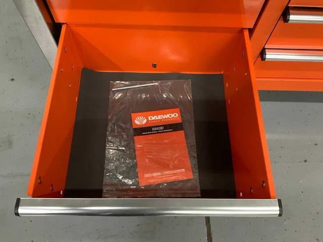 Daewoo - damw387 - gereedschapswagen + 4 in 1 accugereedschap - afbeelding 6 van  19