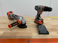 Daewoo - damw387 - gereedschapswagen + 4 in 1 accugereedschap - afbeelding 10 van  19