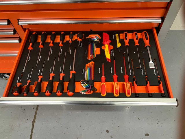 Daewoo - damw387 - gereedschapswagen + 4 in 1 accugereedschap - afbeelding 6 van  19