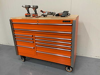 Daewoo - damw387 - gereedschapswagen + 4 in 1 accugereedschap - afbeelding 13 van  19