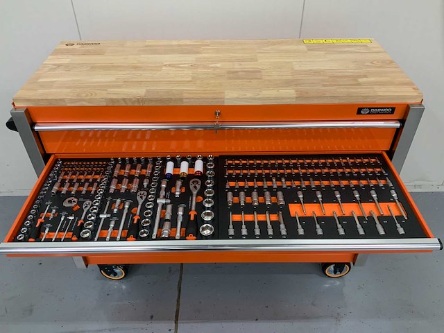 Daewoo - damw387 - gereedschapswagen + 4 in 1 accugereedschap - afbeelding 17 van  19