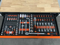 Daewoo - damws267 - gereedschapswagen gevuld + accu gereedschapsset 4 in 1 - afbeelding 12 van  16