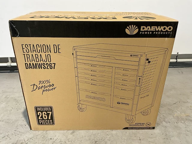 Daewoo - damws267 13 lades 267 delig - gereedschapswagen - afbeelding 14 van  21