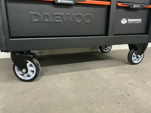 Daewoo - damws267 gereedschapswagen 13 laden, 267pcs, + 4 in 1 set accu gereedschap - afbeelding 6 van  16