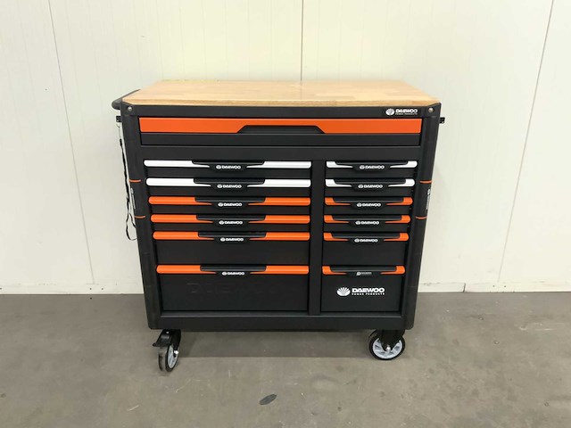 Daewoo - damws267 gereedschapswagen 13 laden + 4 in 1 set accu gereedschap - afbeelding 10 van  16