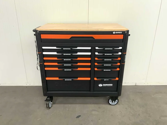 Daewoo - damws267 gereedschapswagen 13 laden + 4 in 1 set accu gereedschap - afbeelding 10 van  16