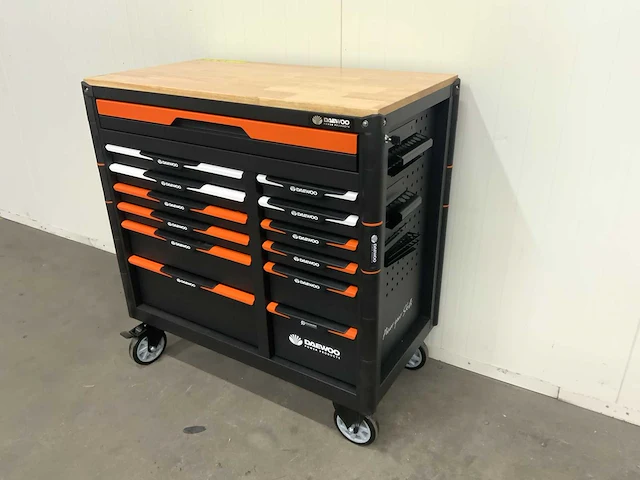 Daewoo - damws267 gereedschapswagen 13 laden + 4 in 1 set accu gereedschap - afbeelding 11 van  16