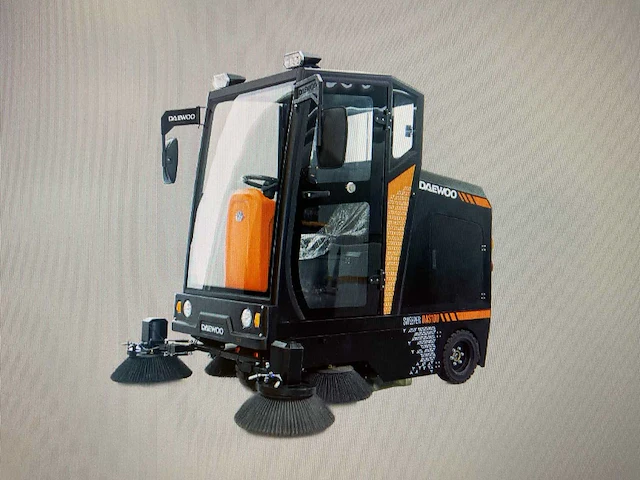 Daewoo - das 100 veegmachine met cabine - afbeelding 36 van  38
