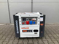 Daewoo - ddae10500dse-3g - 8.1 kva diesel generator 230/400v - afbeelding 1 van  8
