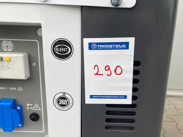 Daewoo - ddae10500dse-3g - 8.1 kva diesel generator 230/400v - afbeelding 6 van  8