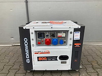 Daewoo - ddae10500dse-3g - 8.1 kva diesel generator 230/400v - afbeelding 1 van  8