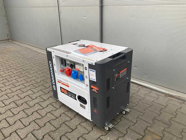 Daewoo - ddae10500dse-3g - 8.1 kva diesel generator 230/400v - afbeelding 2 van  8
