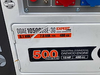 Daewoo - ddae10500dse-3g - 8.1 kva diesel generator 230/400v - afbeelding 5 van  8