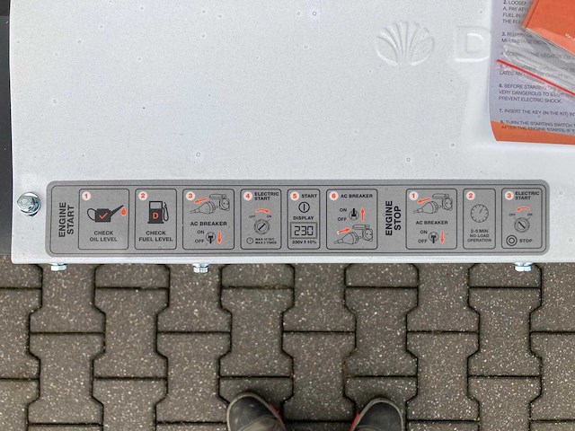 Daewoo - ddae10500dse-3g - 8.1 kva diesel generator 230/400v - afbeelding 6 van  8