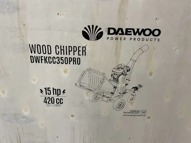 Daewoo - dwfkcc350pro - wood chipper - 2023 - afbeelding 9 van  19