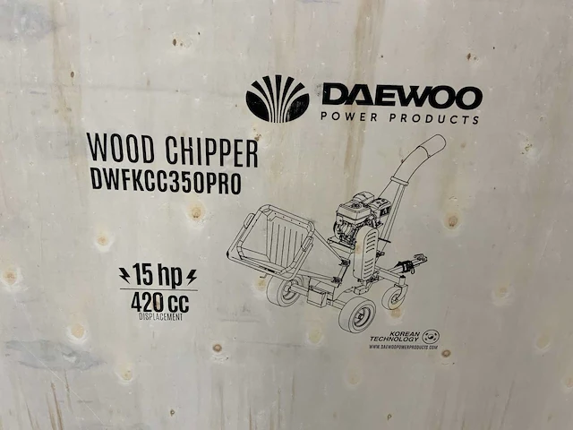 Daewoo - dwfkcc350pro - wood chipper - 2024 - afbeelding 9 van  19