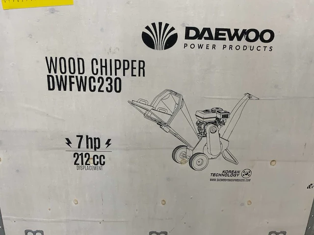 Daewoo - dwfwc230 - wood chipper - 2023 - afbeelding 14 van  16