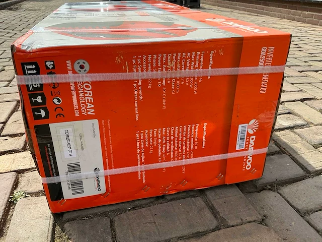 Daewoo - gda2500is - stroomgenerator (2x) - afbeelding 3 van  3