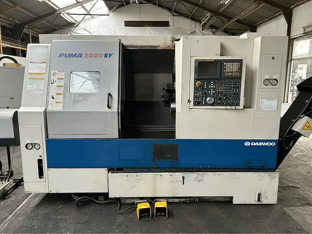 Daewoo - puma 2000sy - cnc draaibank - afbeelding 8 van  20